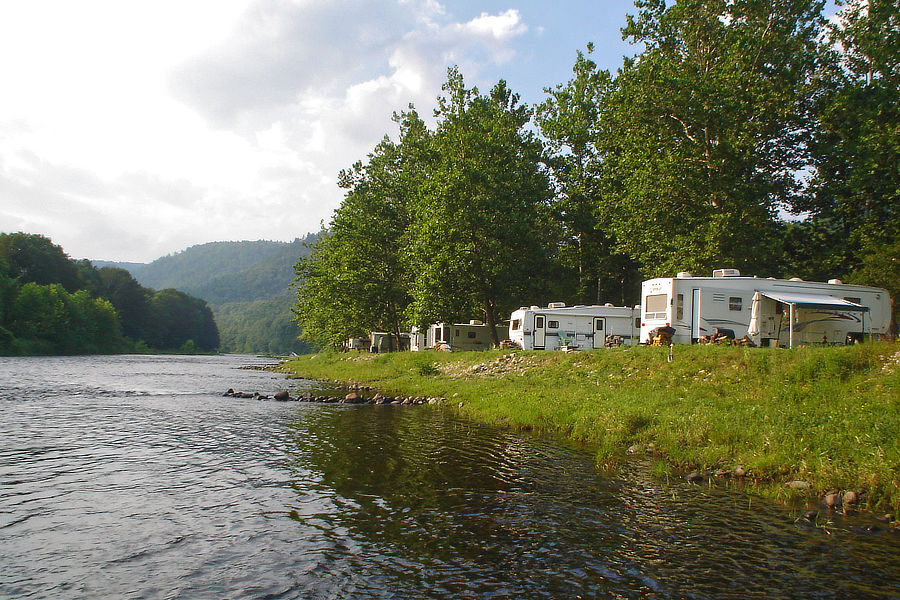 Camping on the West River